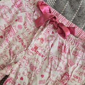 Pink Kids Pajamas with Ribbon Detail